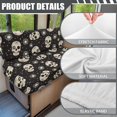 thumbnail image 6 of HELLHERO Celestial Skull Print Rv Dinette Cushion Covers, 2 Piece Soft Polyester Spandex Covers for Camper Booth Bench Seats and Camper Couch, 6 of 8