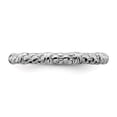thumbnail image 4 of Sterling Silver Rhodium Cable Ring, 4 of 5