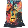 thumbnail image 2 of Susaid World Map Guitar Illustration Print Microfiber Cleaning Cloth, Multi-Functional Cleaning Towels, Highly Absorbent Cleaning Rags,Cleaning Cloths for Car Kitchen Home-40"x30", 2 of 7