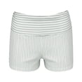thumbnail image 5 of Striped Foldover Shorts for Women 2026 Summer Casual Slim Fit Soft Stretchy Mini Shorts Hot Pants, 5 of 6