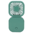 thumbnail image 3 of Travel Portable Handheld Fan Portable Folding Fan 3  Wind Speed USB Powered Rechargeable Rotatable Handheld Desktop Small Fan, 3 of 8