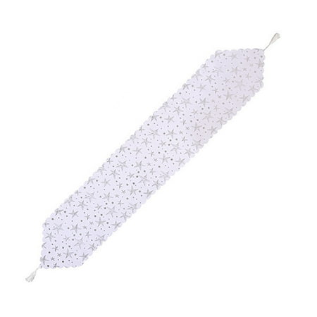 

Naturegr Table Decoration Xmas Tree Star Christmas Tablecloth Dining Table Runner Party Holiday Decor