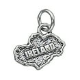 thumbnail image 1 of Sterling Silver 30" Unisex 1.5mm Box Chain Ireland Country Pendant Necklace, 1 of 2