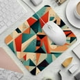 thumbnail image 2 of Geometric Cube Square Non-Slip Rubber Bottom Printed Desk Mat Mouse Mat Gaming Mousepad Desk Pad - 8.3x9.8 Inch, Suitable for Office and Gaming, 2 of 6