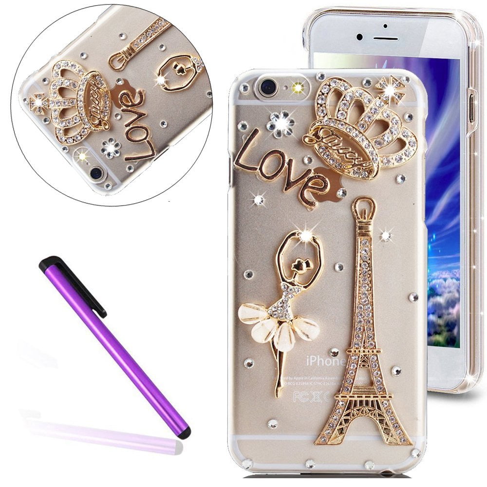 6S Plus Case iPhone 6S Plus Case EMAXELER Bling Swarovski Crystal
