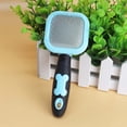 thumbnail image 1 of COMPUKAS 1Pack Dog Detangler Comb Stainless Steel Blue For Pet Grooming Home Cleaning, 1 of 8