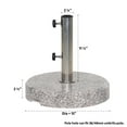 thumbnail image 6 of Abble Round Granite Umbrella Base 43 lbs, 6 of 7