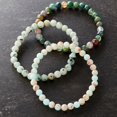 thumbnail image 2 of Bead Landing Signature Color Shop Fancy Jasper, Kiwi & Serpentine Beaded Bracelets - Set of 18 Bracelets in Assorted Gemstone Beads for Stylish Arm Candy, 6 Pack, 2 of 3