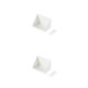 thumbnail image 3 of Matsuzay Estante montado en la pared, decodificador de TV de plástico, estante para enrutador, soporte de almacenamiento, soporte para Blanco 2piezas, 3 of 6