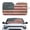 American Flag Vintage, variant on HUIACONG Cowboy Foldable Windshield Sun Shade for Automotive Small & Medium Cars Auto Sun Heat and UV Rays Blocker UV Blocking Foldable Sunshade