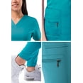 thumbnail image 5 of Adar Pro Flawless Plus Scrub Set For Women - Elevated V-Neck Top & Jogger Scrub Pants, 5 of 7
