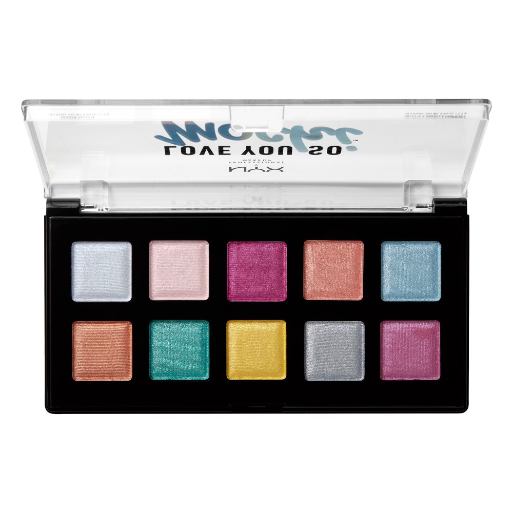 NYX Professional Makeup Love You So Mochi Eyeshadow Palette, Electric Pastels - image 2 of 3
