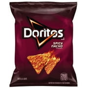 Doritos Spicy Nacho Cheese Flavored Tortilla Chips, 2 oz Bag