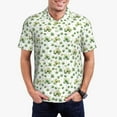 thumbnail image 3 of Balery St Patrick's Day3 Printed Men’s Short Sleeve Polo Shirt, Midweight Men's Shirt,Golf Polo shirts -, 3 of 9