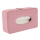 thumbnail image 1 of Soporte para Pañuelos de Coche Universal de Bargains Únicos, Funda para Caja de Pañuelos, Organización de Pañuelos Extra Grande para Asiento Trasero del Coche, 21x12x5.5cm Cuero Sintético Rosa, 1 of 6