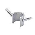 thumbnail image 2 of Shower Rod Towel Hook Shower Pole Hook for Towel Hook Bathrobe and Loofah Electroplating Finish, 2 of 2