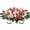 Pink, variant on KALAKALA Grave Decorations for Cemetery Artificial Memorial Roses Flowers Bouquets with Vases for Outdoor Grave Decorations Long-Lasting(Purple)