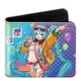 thumbnail image 1 of Tonnylam Cartera corta de piel sintética (PU) con diseño de dibujos animados de Hatsune Miku, 1 of 2