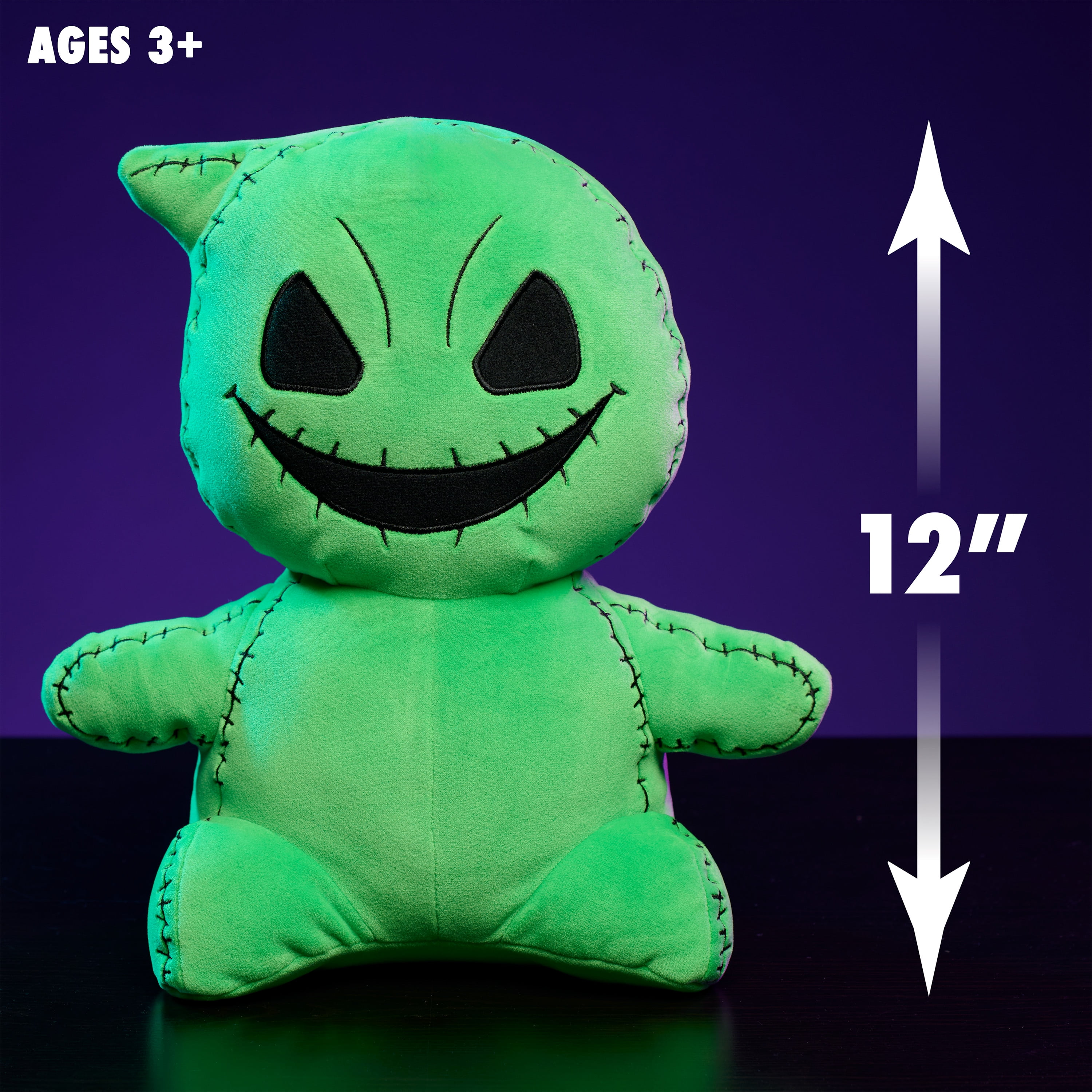 Disney Tim Burton’s The Nightmare Before Christmas Oogie Boogie Comfeez 2 lb Weighted Plush, Ages 3+