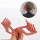 thumbnail image 4 of 4 PCS Hair Claw Clips for Women, 3.5 Inch Matte Big Claw Clips Strong Hold Non-Slip Barrettes Rectangular Hair Clips for Long Thin Thick Hair, 4 of 4