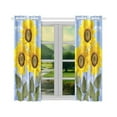thumbnail image 3 of MYPOP Sunflowers Window Curtain Kitchen Curtain 26x39 inches (Two Piece), 3 of 3