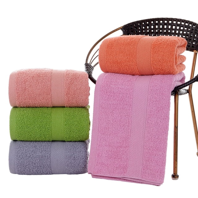 Pack De 5 Toallas De Baño Surtidas MELOCOTTON HOGAR 180x50cm Extra Suaves y Absorbentes MOD 36263