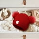 thumbnail image 4 of Lindo gorro de punto para bebé con bordado de doble corazón y doble ovillo de lana | Gorro de invierno suave y cálido para bebés y niños pequeños | Accesorio cómodo y acogedor para recién nacidos, 4 of 5