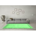 thumbnail image 3 of Ahgly Company Indoor Rectangle Abstract Emerald Green Modern Area Rugs, 6' x 9', 3 of 4