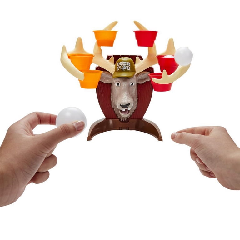 Deer Pong Talking Deer Head and Music, Board Game for Kids and Family for Ages 8 and Up, 2+ Players Deer Pong Talking Deer Head and Music, Board Game for Kids and Family for Ages 8 and Up, 2+ Players