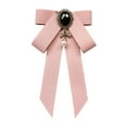 thumbnail image 5 of Segolike Bow Tie Ribbon Brooch Bowknot Shirt Tie Pre Tied Bowknot Ladies Elegant Fashion Neck Tie Necktie for Suit Shirt Gift Ceremony Pink, 5 of 8