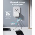 thumbnail image 4 of Cargador Nekmit de doble puerto USB C de 40 W PD de carga rápida, 4 of 9
