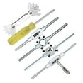 thumbnail image 3 of 32 PCS Tap And Die Set Metric Wrench Cut M3-M12 Hand Threading Tool Tungsten Carbide Tap Die Screw Thread Making Tool Bit Set ,Long Lasting, 3 of 6