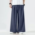 thumbnail image 2 of Vedolay Big and Tall Pants Relaxed Fit Drawstring Outdoor Trousers 2023 Navy,M, 2 of 5