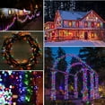 thumbnail image 6 of Morttic Christmas String Lights End-to-End Plug 8 Modes 75FT 200 LED Outdoor Waterproof UL Certificated Indoor Fairy Lights Garden Patio Wedding Christmas Trees Decoration Multicolor, 6 of 7