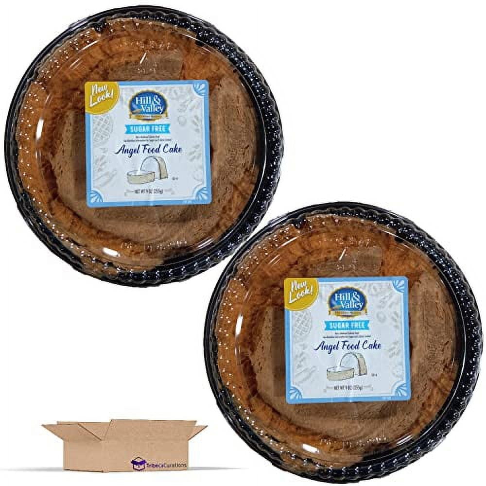 HIll & Valley Sugar Free Angel Food Cake | 9 Oz | Pack of 2
