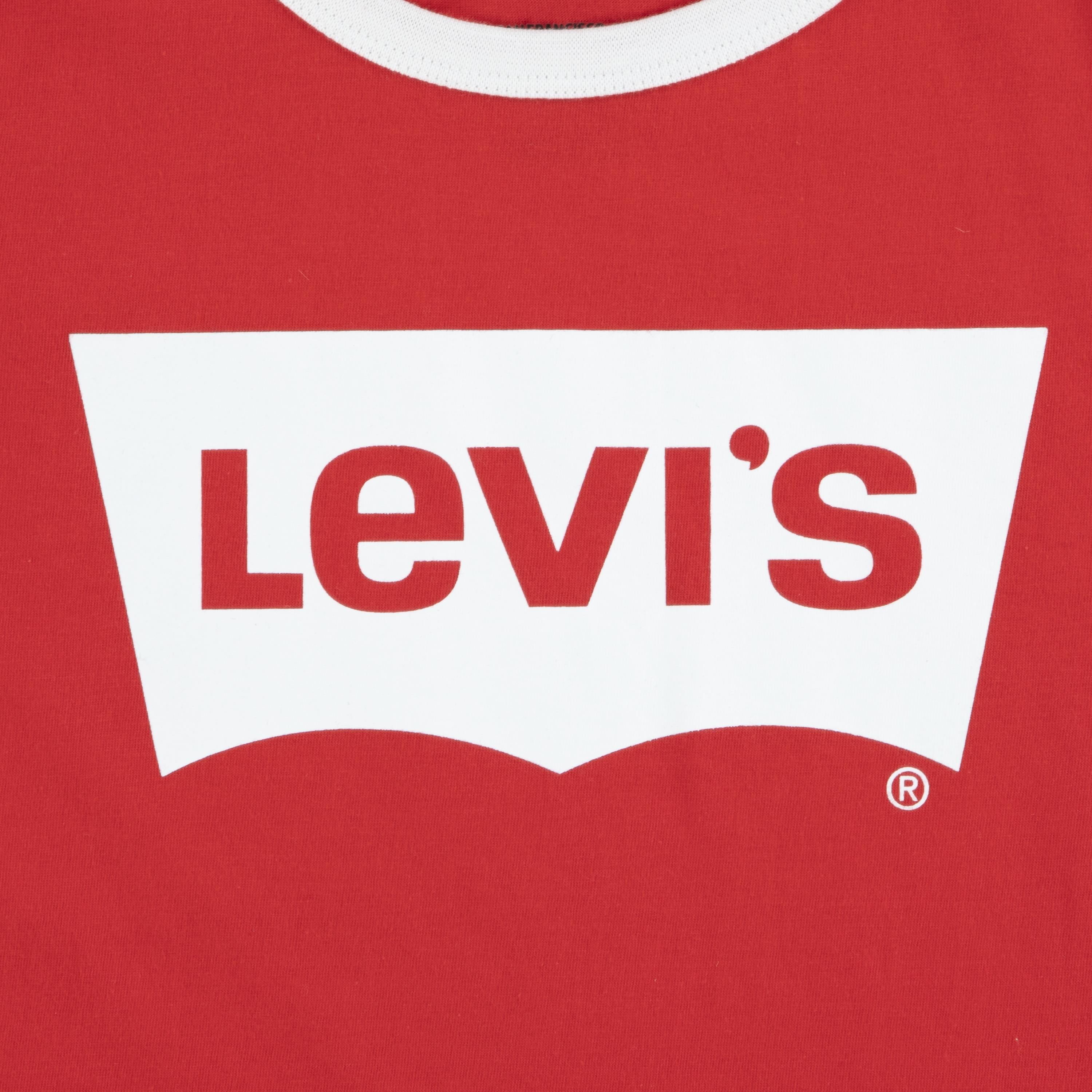 Levi's Girls Short Sleeve Ringer T-Shirt, Sizes 4-16