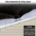 thumbnail image 4 of Set De 3 Cojines Para Asiento De Automóvil Delantero Y Trasero Negro VIMI, 4 of 8