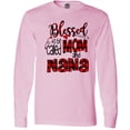 thumbnail image 3 of Inktastic Blessed to Be Called Mom and Nana Long Sleeve T-Shirt, 3 of 5
