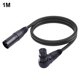 thumbnail image 3 of Conector de micrófono XLR de 90 grados a XLR recto Cable de Audio útil de 3 pines, 3 of 8