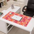 thumbnail image 3 of Long Mouse Pads for Desk,Pioneer Flower Floral Print Pattern Desk Mats on Top Of Desks, Desk Mouse Pad Extra Large with 3mm Non-Slip Base and Stitched Edge for Gaming,Office,Work,Home 31.5"x15.7", 3 of 6