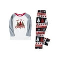 thumbnail image 3 of Odeerbi Christmas Pajamas For Family Matching Outfits Warm Set Printed Home Wear Two-piece Kid Set, 3 of 9