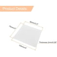 thumbnail image 2 of HARFINGTON Vinyl Squeegee, Vinyl Wrap Decal Squeegee Tool, 4-Inch Car Vinyl Film Scraper Plastic Squeegee for Car Wrap, Sign Making, Window, White, Trapezoidal, 2 of 7