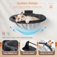 thumbnail image 3 of Hamaca para Gatos JUNSPOW Montada en Pared, Plegable y Estable, Gris, 3 of 6