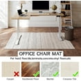 thumbnail image 4 of Office Chair Mat for Hardwood & Tile Floor 36"x48",Boho Moroccan Grey Computer Rolling Chair Mat Carpet Under Desk Non Slip Modern Farmhouse Gaming Rug Low-Pile Large Protector Mat, 4 of 6
