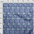 thumbnail image 3 of oneOone Cotton Jersey Royal Blue Fabric Ikat Craft Projects Decor Fabric Printed By The Yard 58 Inch Wide, 3 of 6