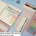 thumbnail image 3 of Index Tabs Sticky Tab Note Page Marker Writable and Repositionable File Flags Morandi Pages Markers Book Labels 1200Pcs, 3 of 7