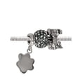 thumbnail image 3 of Connections from Hallmark Women's Crystal Stainless Steel Dog Bead Charm Bracelet, 7.25", 3 of 5