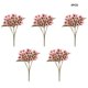 thumbnail image 3 of Bearachild 5 piezas de flores artificiales, plantas falsas, simulación de crisantemo, flores de seda, arreglo de fiesta, centros de de Hotel Decoración Rosa Otoño Bearachild HA084594-06, 3 of 6