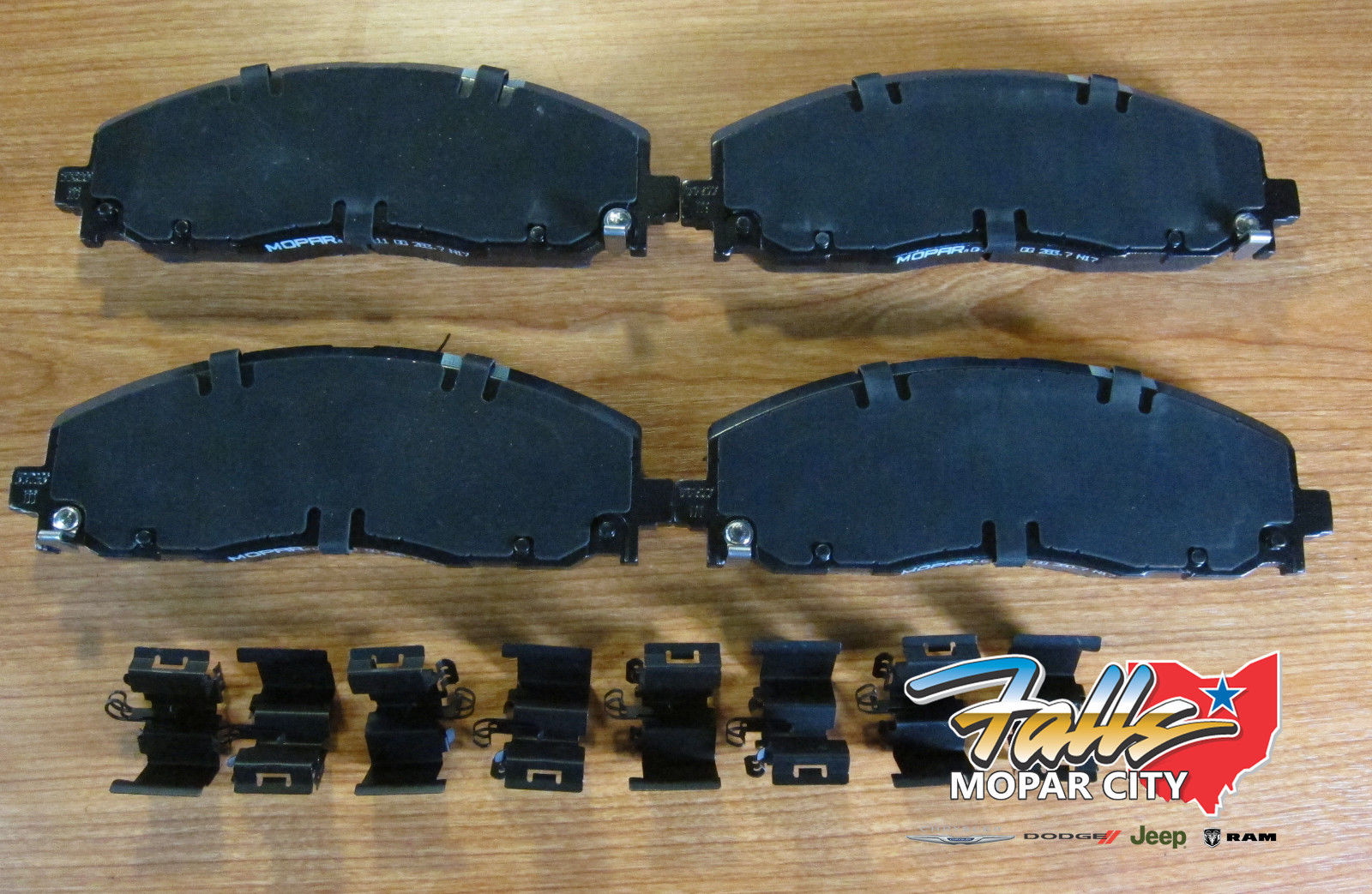 20182019 Jeep Wrangler JL Factory Replacement Rear Brake Pads Mopar