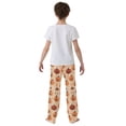 thumbnail image 4 of FORMRS Kids Pajama Pants with Pockets Size 6-8Y Boys Lounge Sleep Bottoms, Colorful Halloween Pumpkin Pattern, 4 of 8